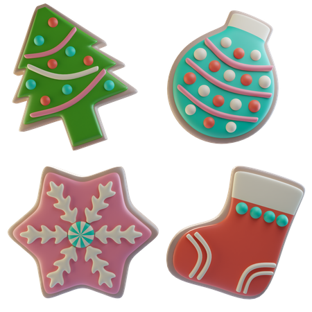 Christmas Cookies  3D Icon