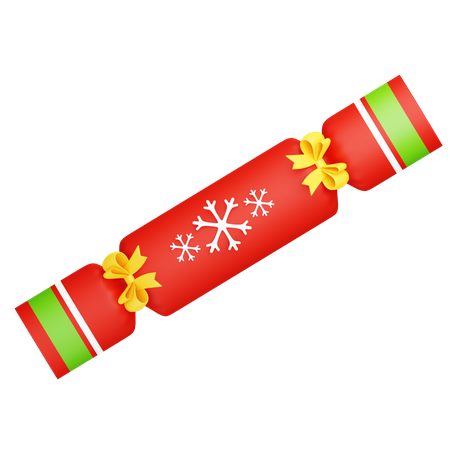 Christmas Cracker  3D Icon