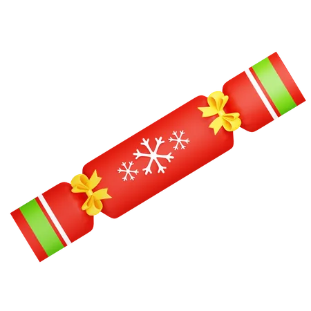 Christmas Cracker  3D Icon