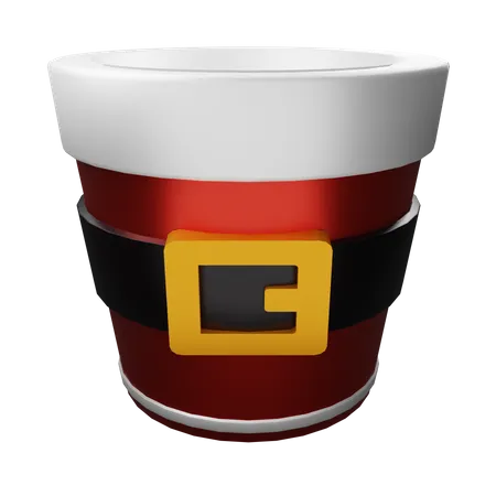 Christmas Cup  3D Illustration