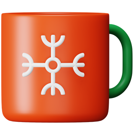 Christmas Cup  3D Icon