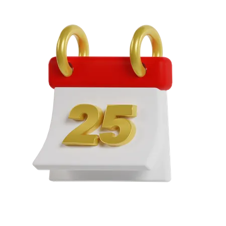 Christmas Day  3D Icon