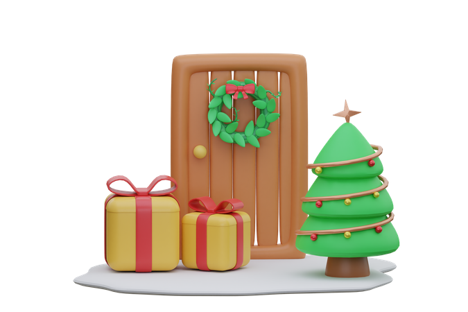 Christmas Decoration  3D Icon