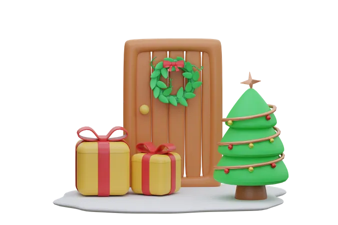 Christmas Decoration  3D Icon