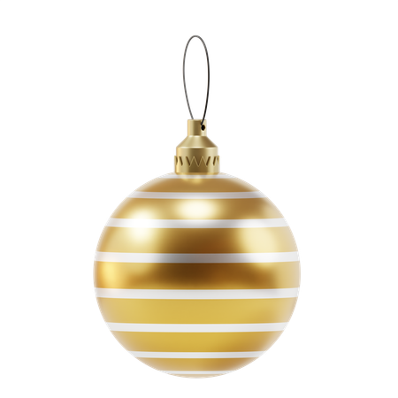 Christmas Decoration Ball  3D Icon