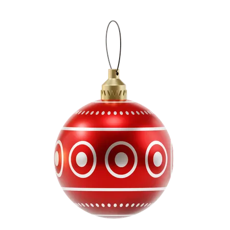 Christmas Decoration Ball  3D Icon