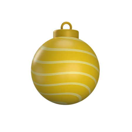 Christmas Decoration Ball  3D Illustration