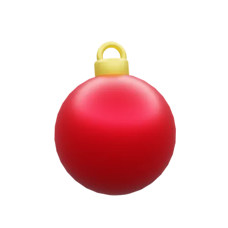 Christmas decoration ball  3D Illustration