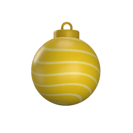 Christmas Decoration Ball 3D Illustration