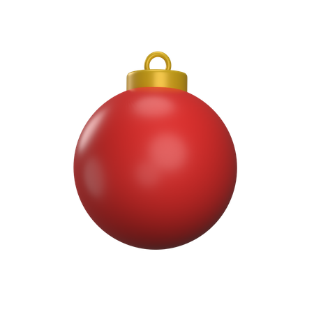 Christmas Decoration Ball 3D Illustration