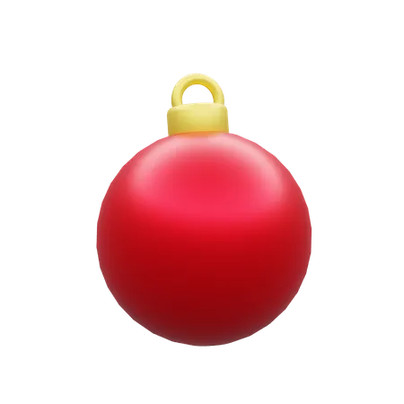 Christmas decoration ball 3D Illustration