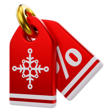 Christmas Discount  3D Icon