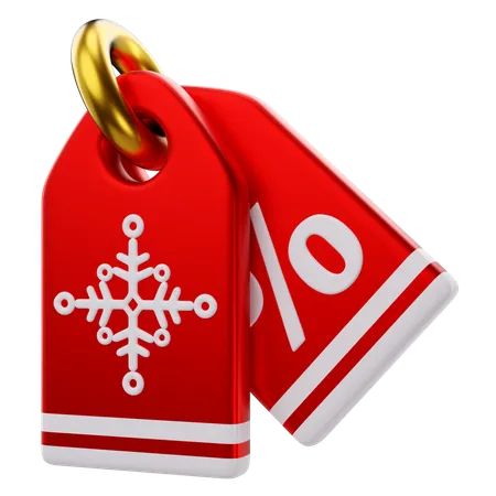 Christmas Discount  3D Icon