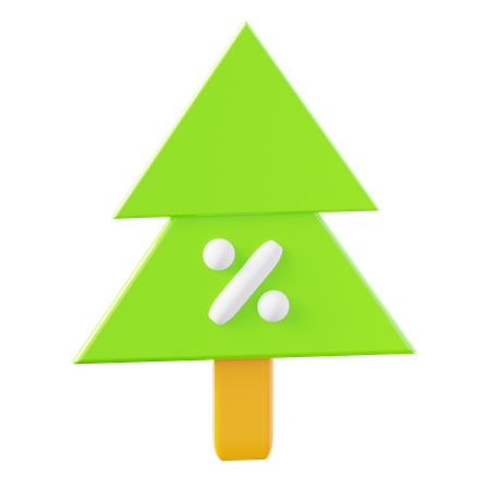 Christmas Discount 3D Icon