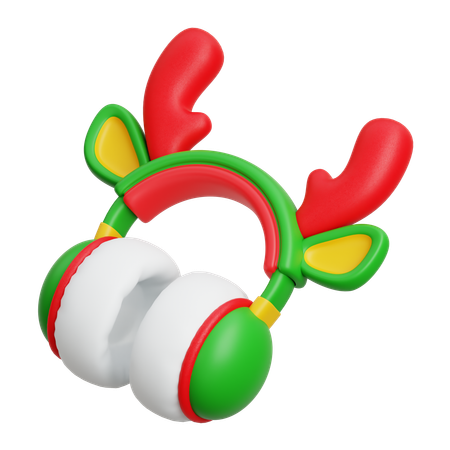 Christmas Earmuff  3D Icon