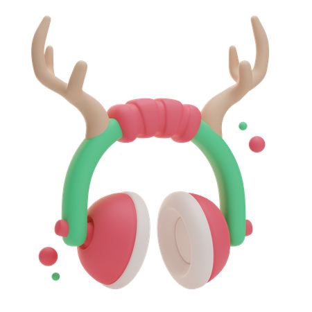 Christmas Earmuffs  3D Icon