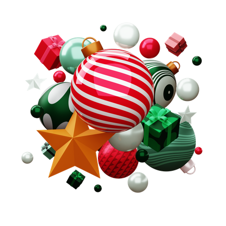 Christmas Elements  3D Icon