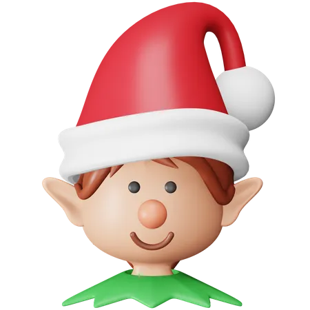 Christmas Elf  3D Icon