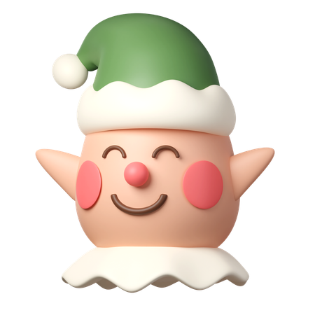 Christmas Elf  3D Icon