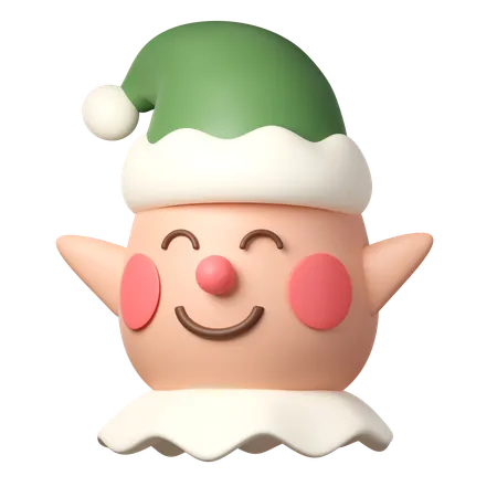 Christmas Elf  3D Icon