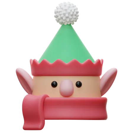 Christmas Elf  3D Illustration