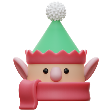 Christmas Elf 3D Illustration