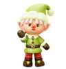 Christmas Elf Greeting