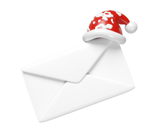 Christmas Email  3D Icon