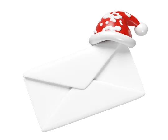 Christmas Email  3D Icon