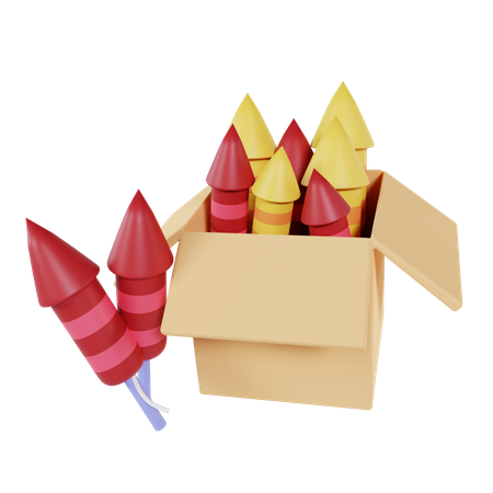 Christmas Firework  3D Icon