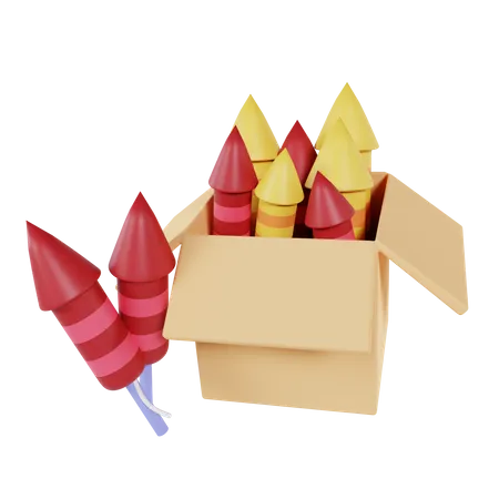 Christmas Firework  3D Icon
