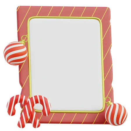 Christmas Frame For Festive Greetings  3D Icon