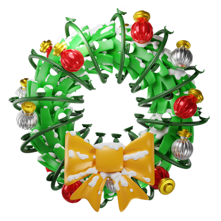 Christmas Garland  3D Icon