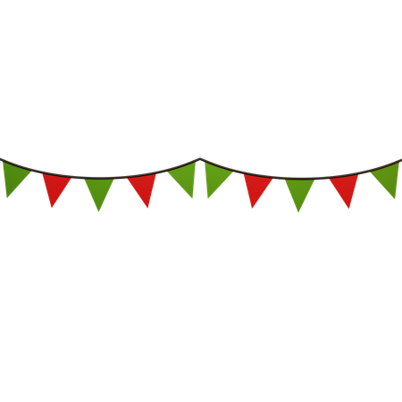 Christmas Garland  3D Icon