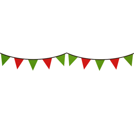 Christmas Garland  3D Icon