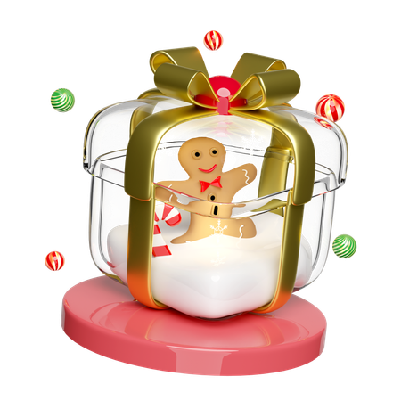 Christmas Gift  3D Illustration
