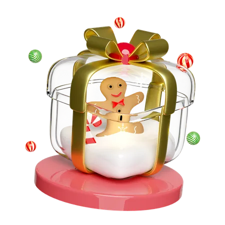 Christmas Gift  3D Illustration