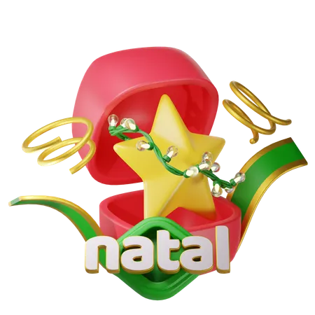 Natal Christmas Objects 3D Icon