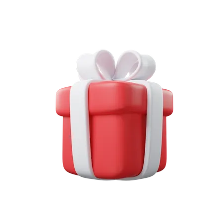 Gift Red For Illustration 3 D Icon 3D Icon