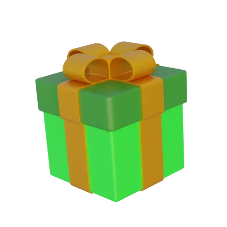 Christmas Gift Box 3D Icon
