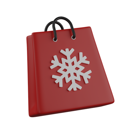 Christmas gift bag  3D Icon