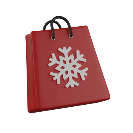 Christmas gift bag  3D Icon