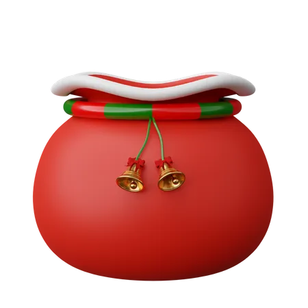 Christmas Gift Bag  3D Icon