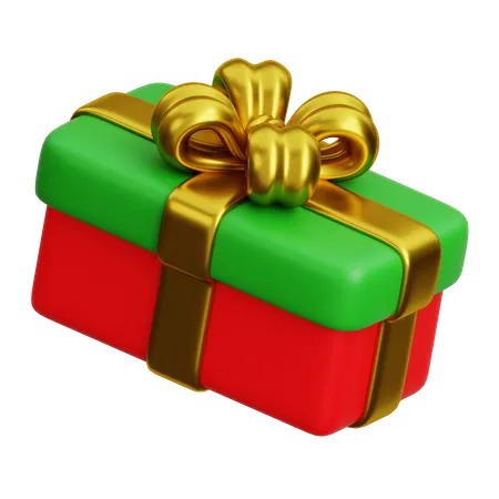 Christmas Gift Box 1  3D Icon