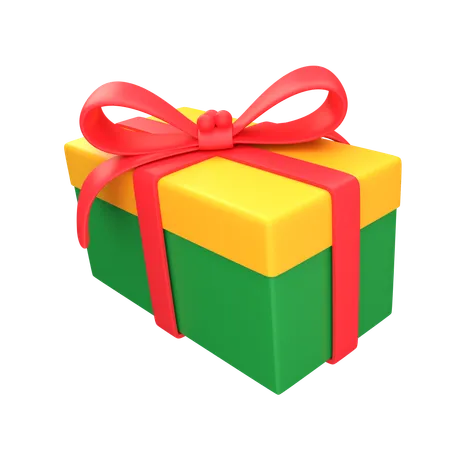 Christmas Gift Box 3 D Icon 3D Icon