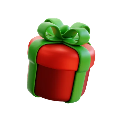 Christmas Gift Box  3D Icon