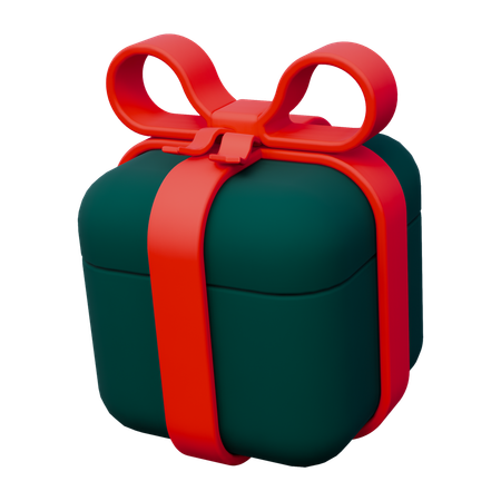 Christmas Gift Box  3D Icon