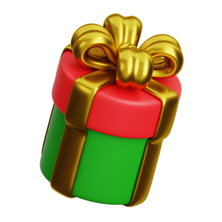 Christmas Gift Box 2  3D Icon