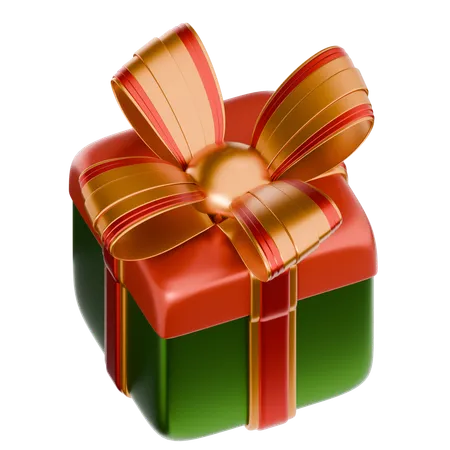 Christmas Gift Box  3D Icon