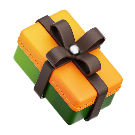 Christmas Gift Box  3D Icon